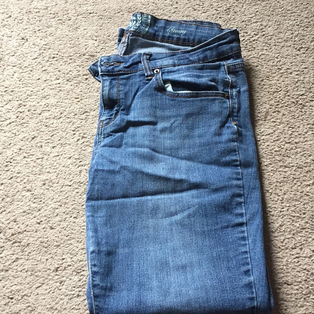 SO skinny jeans size 15